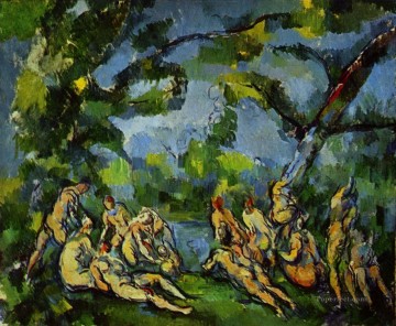 Bathers 1905 Paul Cezanne Impressionistic nude Oil Paintings